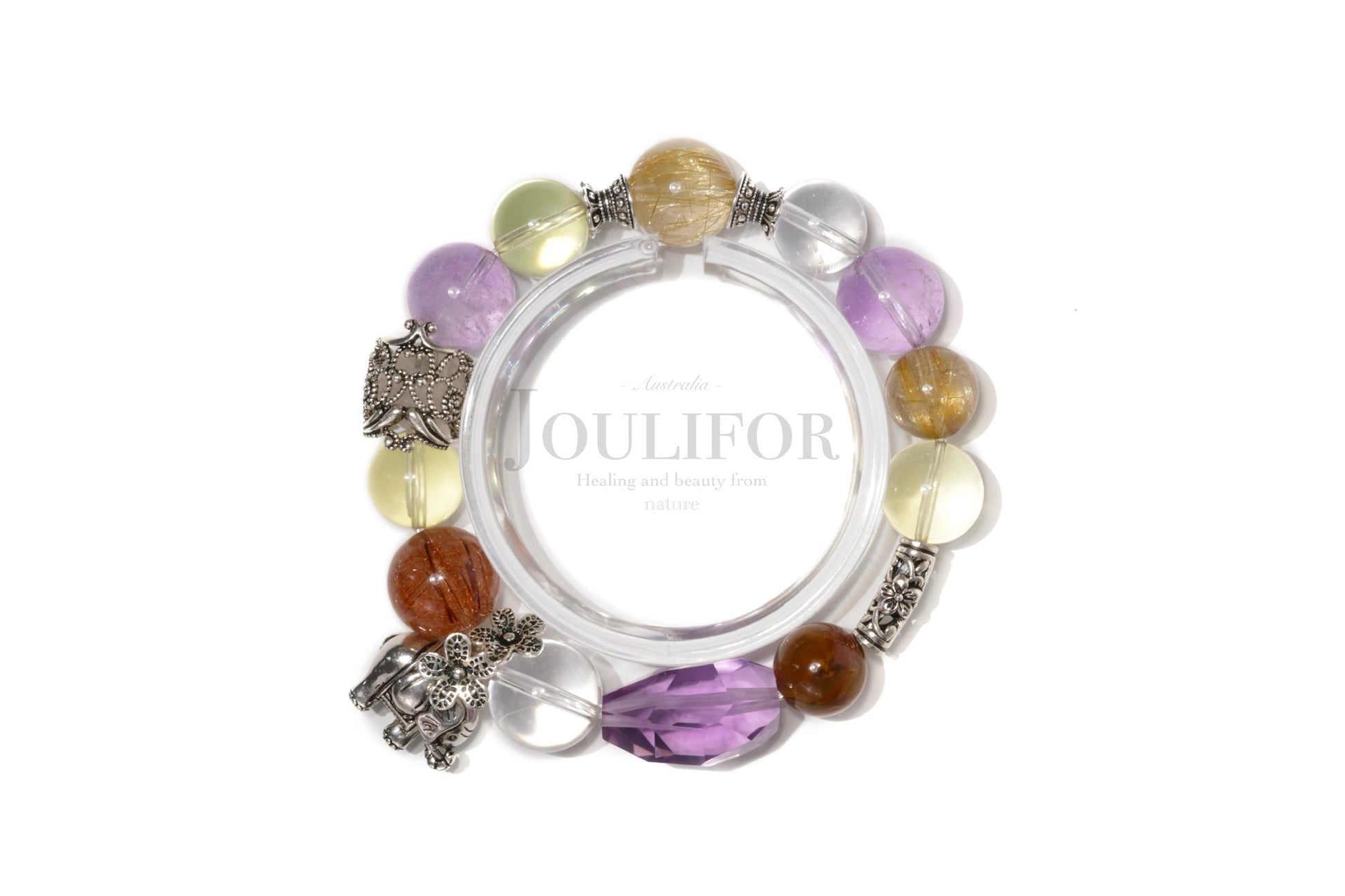 Elephant Crown with Amethyst