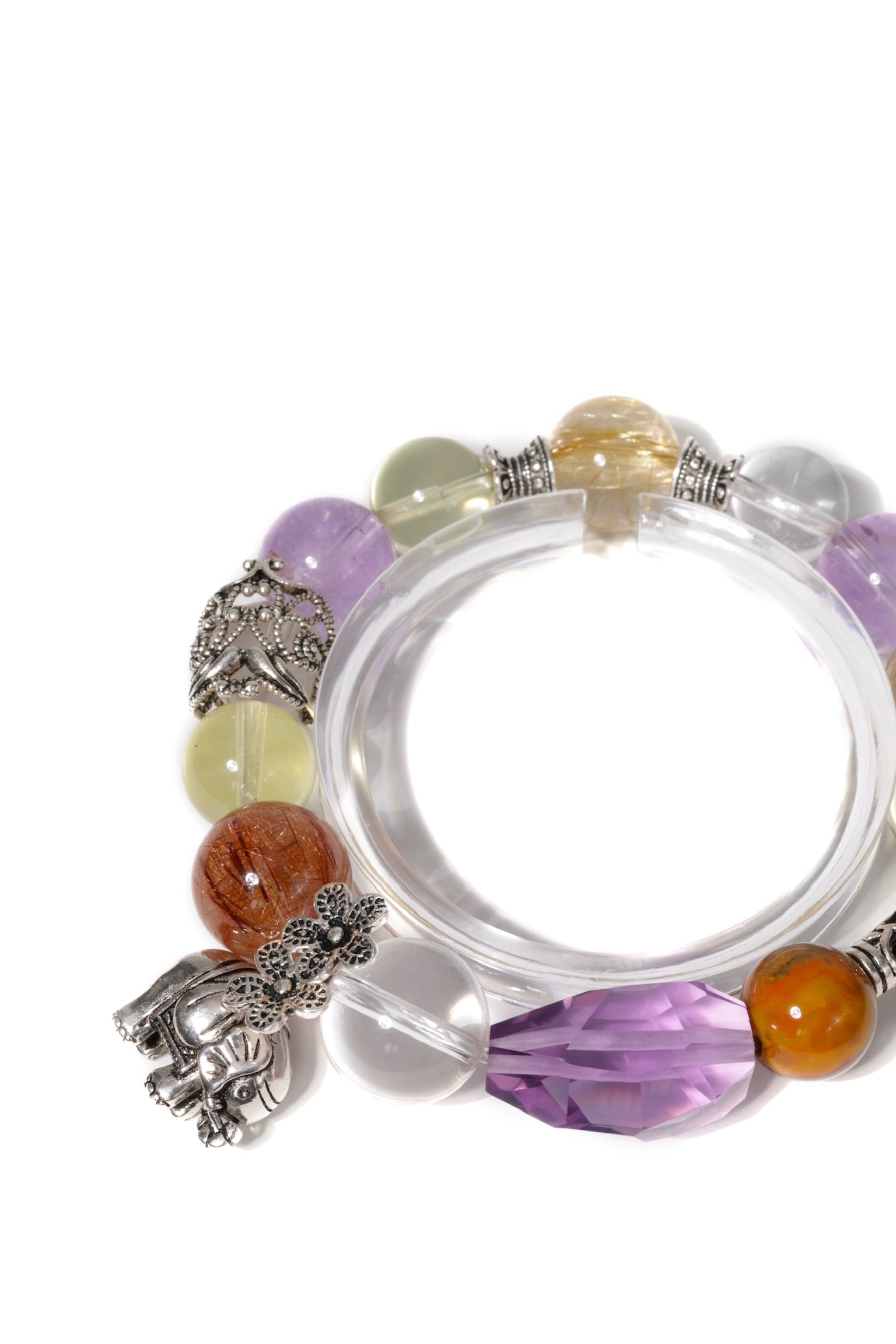 Elephant Crown with Amethyst